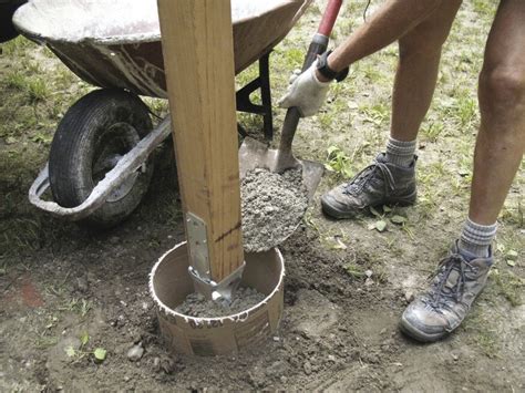 How to Set Posts for a Deck 的图像结果