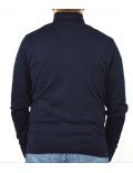 maglia uomo armani exchange blu aperta cardigan full zip cotone cashmere