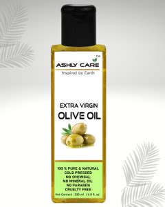 ashly care Extra Virgin Olive Oil For Hair & Skin ( cold pressed ...