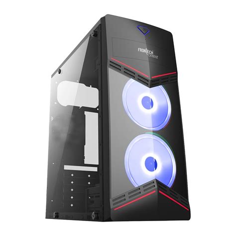 Amazon.in: Buy FRONTECH Premium ATX Computer Case with 2 x 120mm LED ...