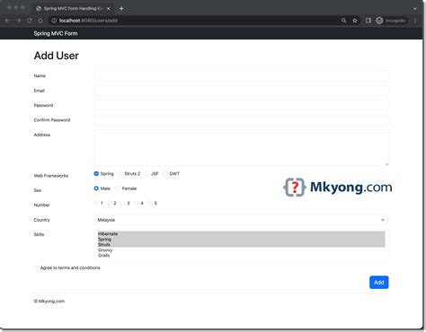 Spring MVC Form Text Field 的图像结果