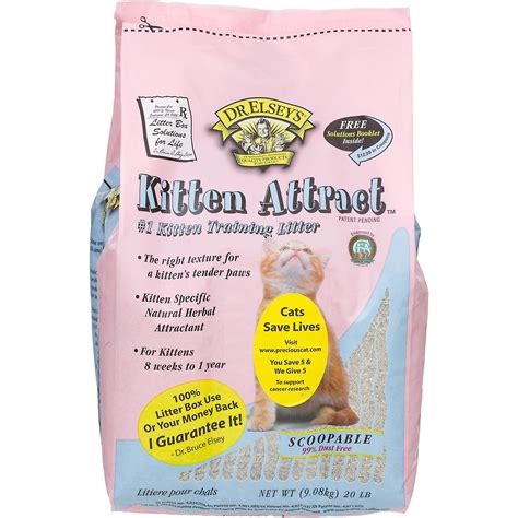 Dr. Elsey's Kitten Attract Clumping Clay Cat Litter 20 Lbs at Jackson ...