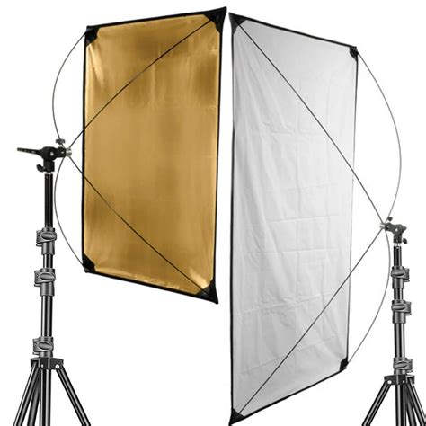 MVPRO Photo Studio Lighting Reflector/Arm (Gold/Black,Silver/White ...