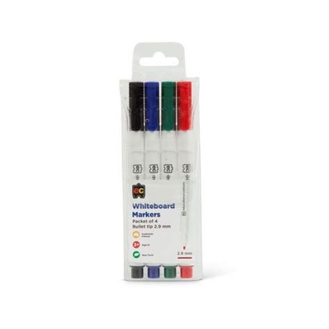 Whiteboard Markers Thin Set of 4 | Kidsplay Crafts - Art and Craft Supplies