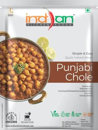 Indian Kitchen Foods Instant Punjabi Chole | Freeze Dried Gourmet ...