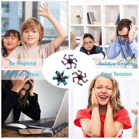 Buy Fidget Spinners Deformable Fingertip Toys - Transformable Sensory ...