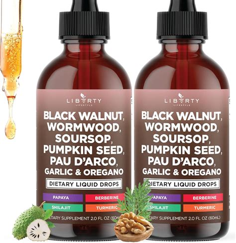 Amazon.com: Defend Wormwood Black Walnut Cleanse for Humans Drops ...
