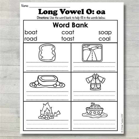 How to Teach Long O Words in Kindergarten - 4 Kinder Teachers