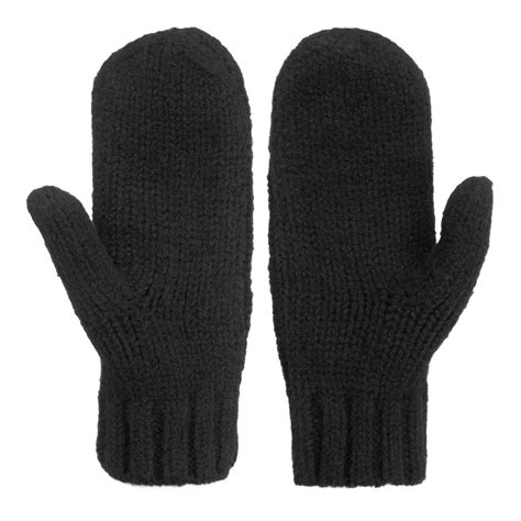 SoulCal | Cable Mittens Adults | Black | SportsDirect.com