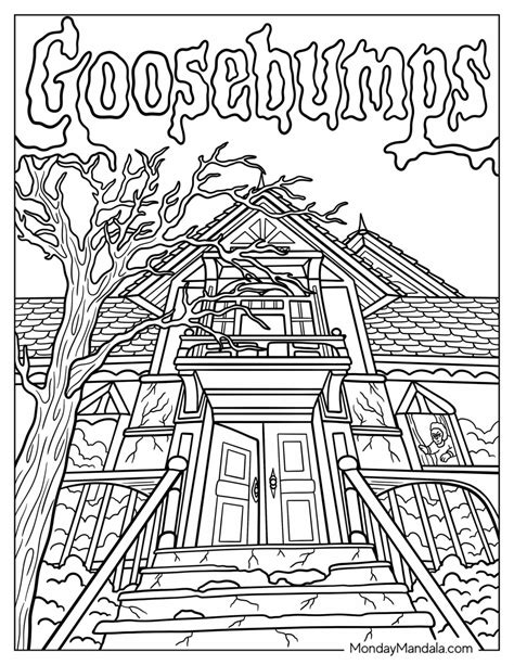Goosebumps Worksheets Goosebumps Coloring Pages Printable