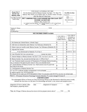 Co 17 Fillable Form - Fill Online, Printable, Fillable, Blank | pdfFiller