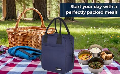 VR PRIME Lunch Bags – Insulated Tiffin Bag for Office for Men and Women ...