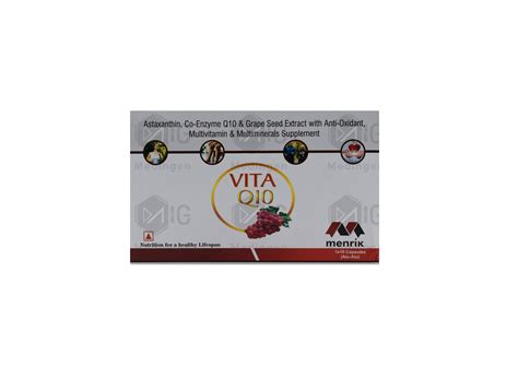 Vita Q10 Tablet: View Uses, Side Effects, Price & Substitutes.