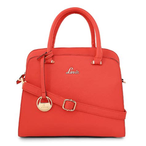 Lavie Ushawu Women's Medium Satchel (Coral) : Amazon.in: Fashion