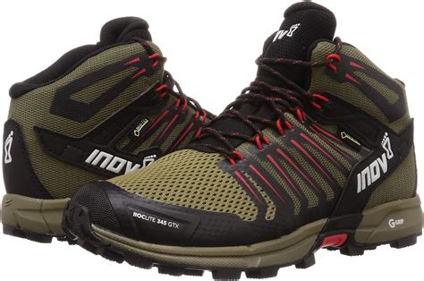 Inov-8 Mens Roclite G 345 GTX Mid Waterproof Lightweight Hiking Running Boots Sports & Outdoors ...