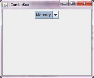 Combo Box Java 的图像结果