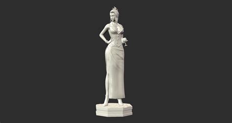 Scarlet - Final Fantasy 7 3D Print Figure 3D model 3D printable | CGTrader