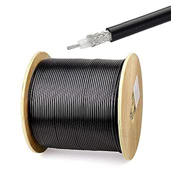 3AN Telecom RG58 A/U RF Coaxial Cable Flexible Low Loss Coax (30 MTR ...