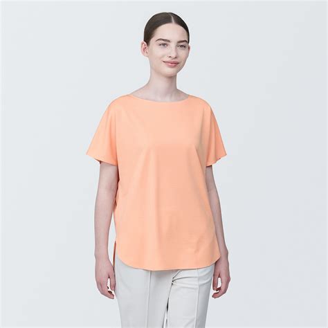 Ladies' Cool Touch UV Protection Boat Neck T-Shirt | 無印良品 MUJI