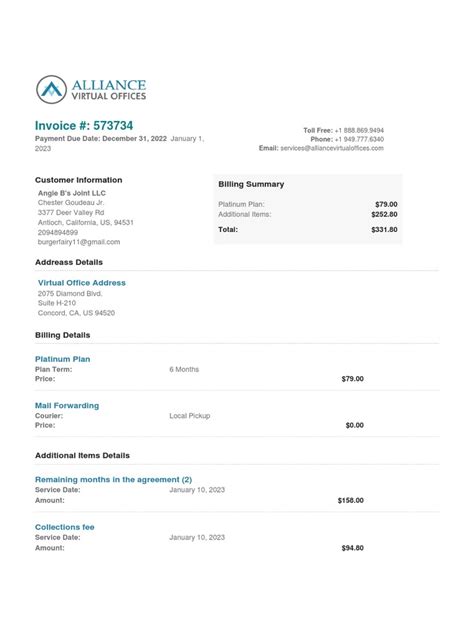 Image result for Downloadable Invoice PDF