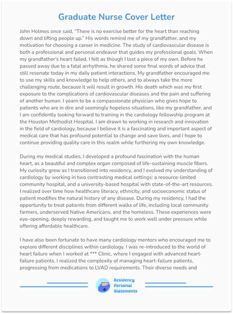 New Graduate Nursing Cover Letter Examples