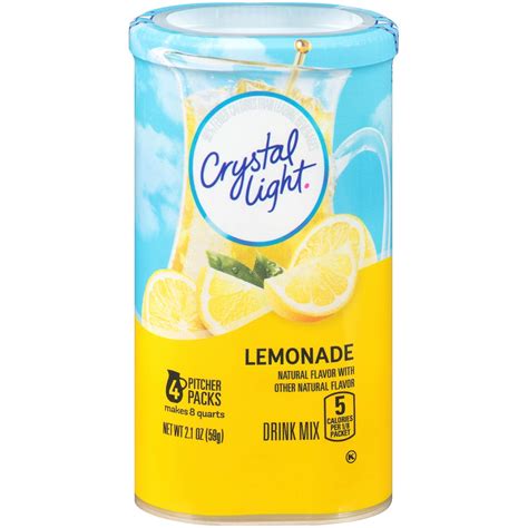 Amazon.com : Crystal Light Sugar-Free Lemonade Drink Mix (4 Pitcher ...