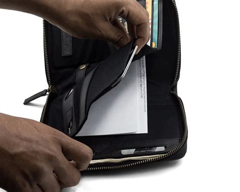 Nomad Passport Organiser - Black (Full Leather) – The Leather Chef