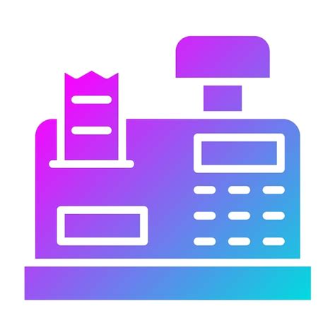 Cashier machine vector icon design illustration | Premium Vector