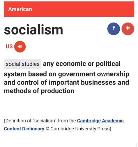 Socialism Meaning