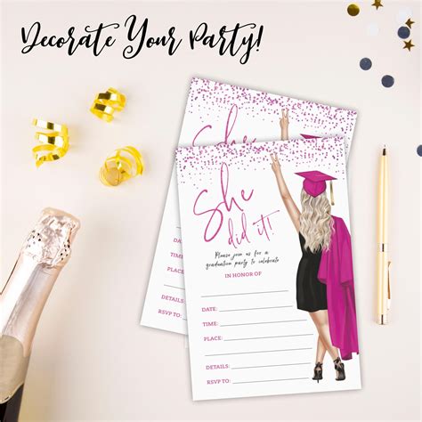 Image result for Examples of Graduation Invitation Cards