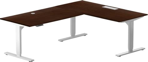 Buy Progressive Desk L Shaped Standing Desk 72x48, Corner 3 Stage ...