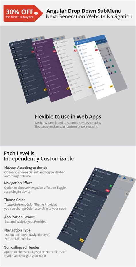 Sidebar Menu in Angular 的图像结果