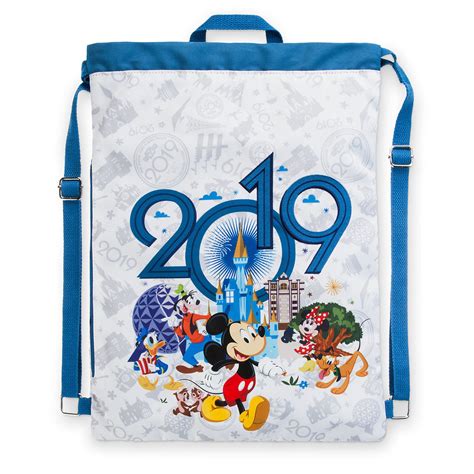 Disney Cinch Sack Bag - 2019 Mickey and Friends - Walt Disne