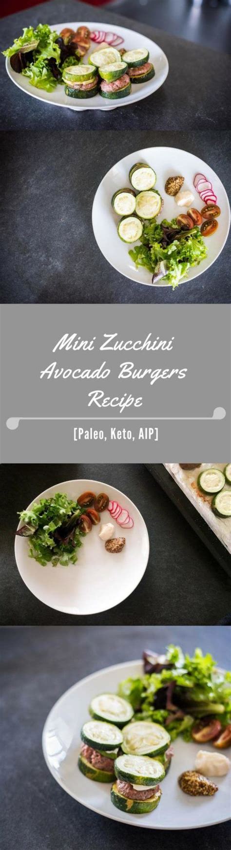 Delicious Mini Zucchini Avocado Burgers