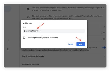 How to enable 3rd-party cookies in Google Chrome browser - Geeksight ...