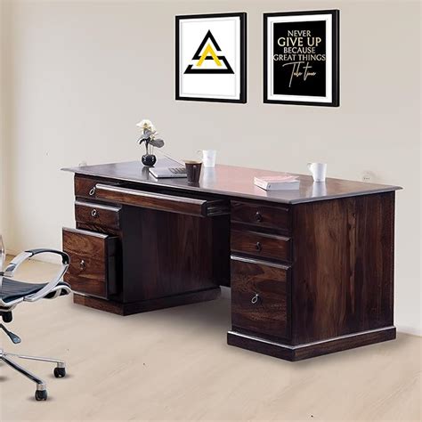 MODERN FURNITURE SHEESHAM Wooden Study Table for Students Big Size with ...