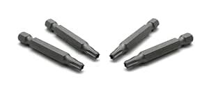 TEMO 25 pc T25H Tamper Proof Security Torx 6 point 2 Inch (50 mm ...