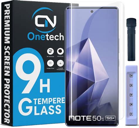 OneTech Edge To Edge Tempered Glass for Infinix Note 50S 5G 9H Hardness ...