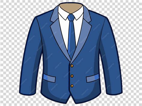A formal suit jacket with a white collared shirt and a navy blue ...