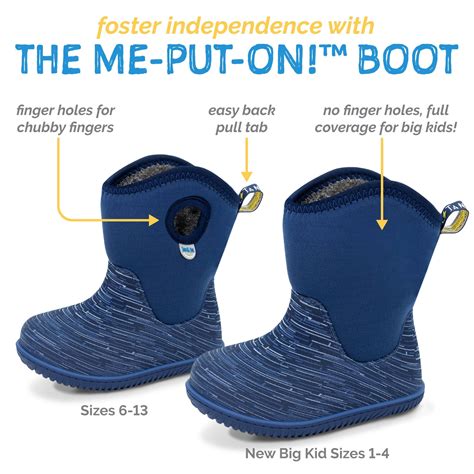 Snapklik.com : JAN & JUL Kids Insulated Waterproof Boots