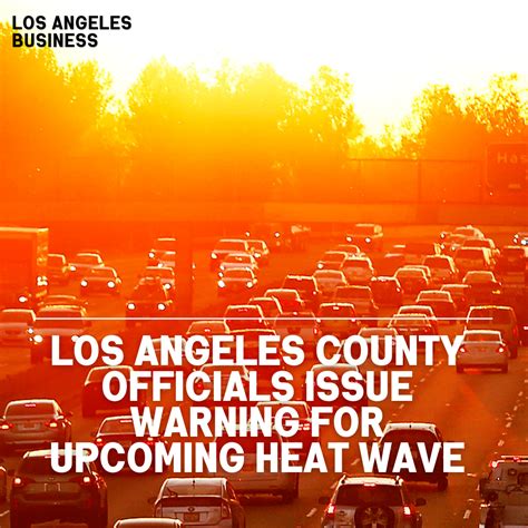 Los Angeles Heat Wave 2024