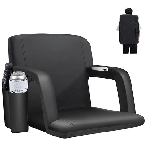 Avocahom Folding Stadium Seats-21/25Inch Wide Reclining Bleacher Seats ...
