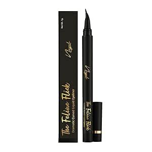 Buy Neyah Feline Flick Arc Eyeliner | Intense Black Liquid Eyeliner ...