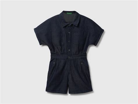 Girls Solid Regular Fit Romper – United Colors of Benetton Store