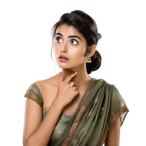 Indian women with shocking expression | Premium AI-generated image