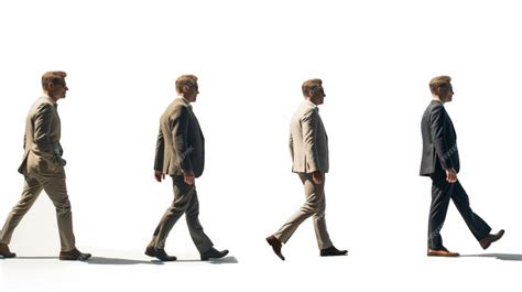 Premium AI Image | line of people walking