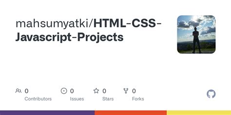 Image result for HTML CSS JavaScript Project GitHub