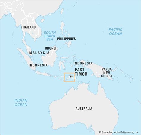 East Timor Map