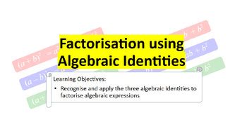 Image result for Factorisation Formulas