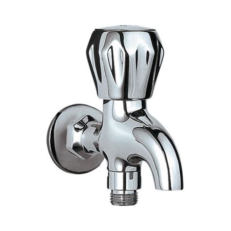 Jaquar WC Area 2 Way Bib Cock Continental CON-CHR-041KN - Chrome on ...
